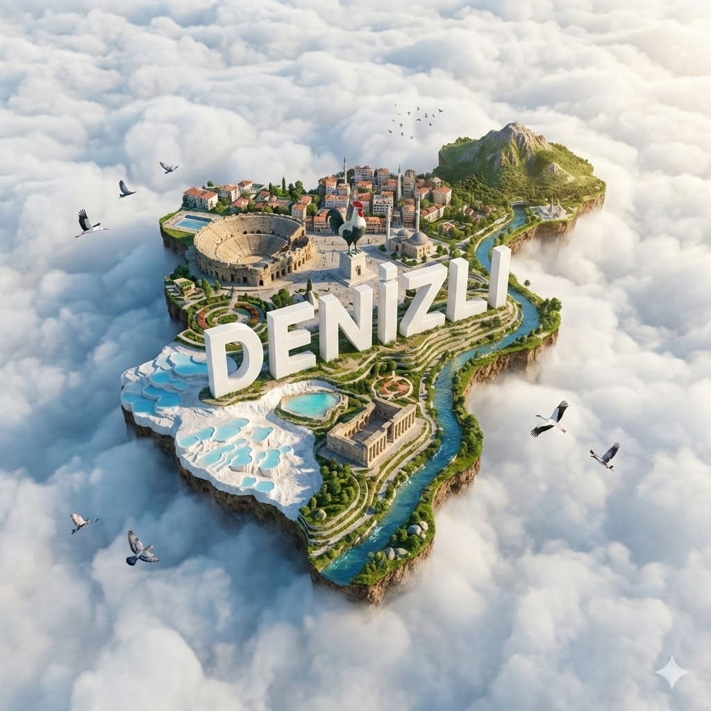 Example output for Floating City Island - Photoreal 4K Poster