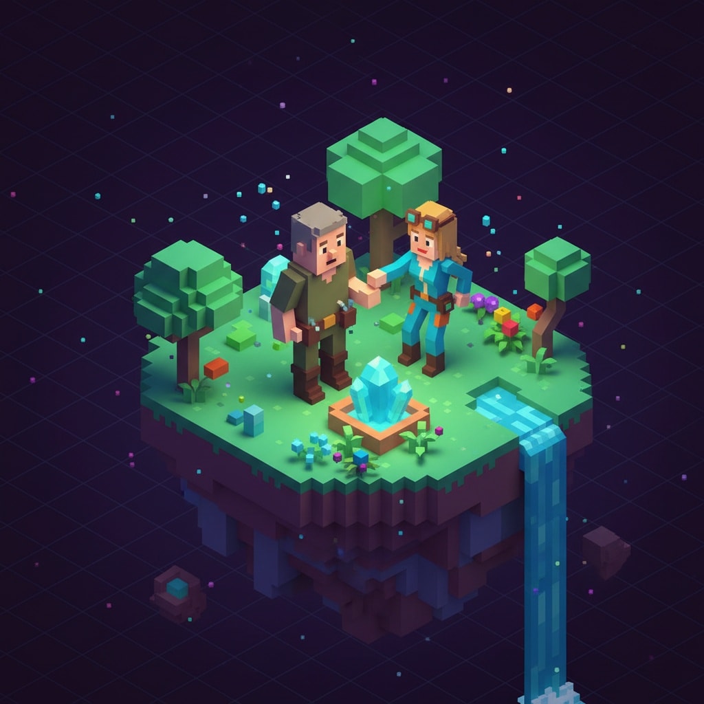 Example output for The Digital Frontier: Pixelated Pioneers